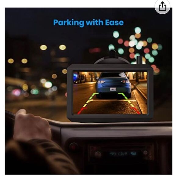 Autovox solar wireless auto rear backup camera w/5”lcd monitor/screen - Picture 6 of 14